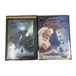 The Santa Clause 3: The Escape Clause & The Polar Express Holiday Movie DVD Lot